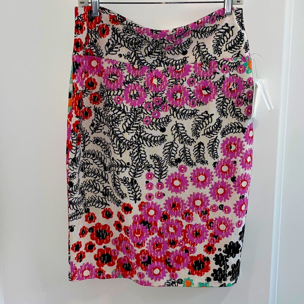 NWT Super for Spring and Summer LulaRoe Cassie. Very colorful sz L Lightweight